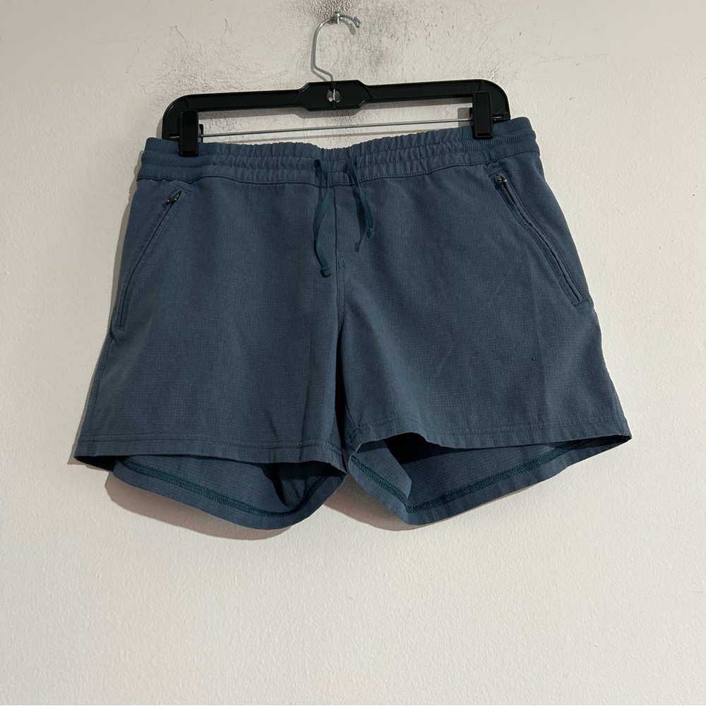 Kuhl Strattus Ripstop Drawstring Pocket Shorts Blue Outdoor Hiking Gorpcore Med